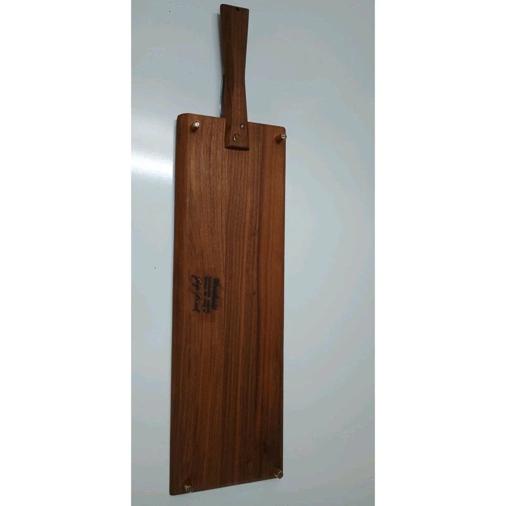 Vtg George Briard Woodland Teak And Tile Cheese Board With Knife Charcuterie